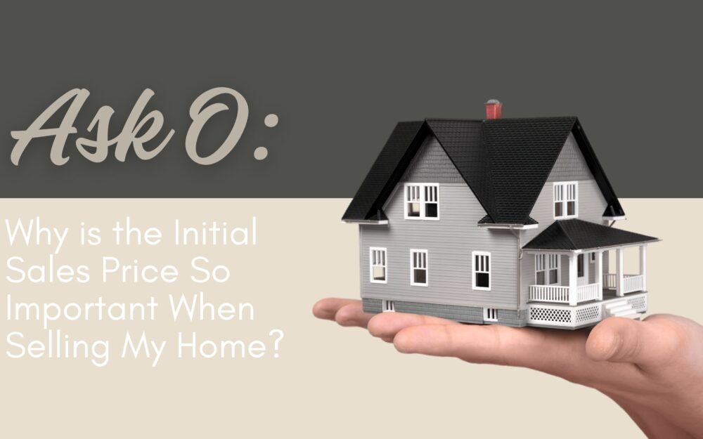 Ask O: Why is the Initial Sales Price So Important When Selling My Home?